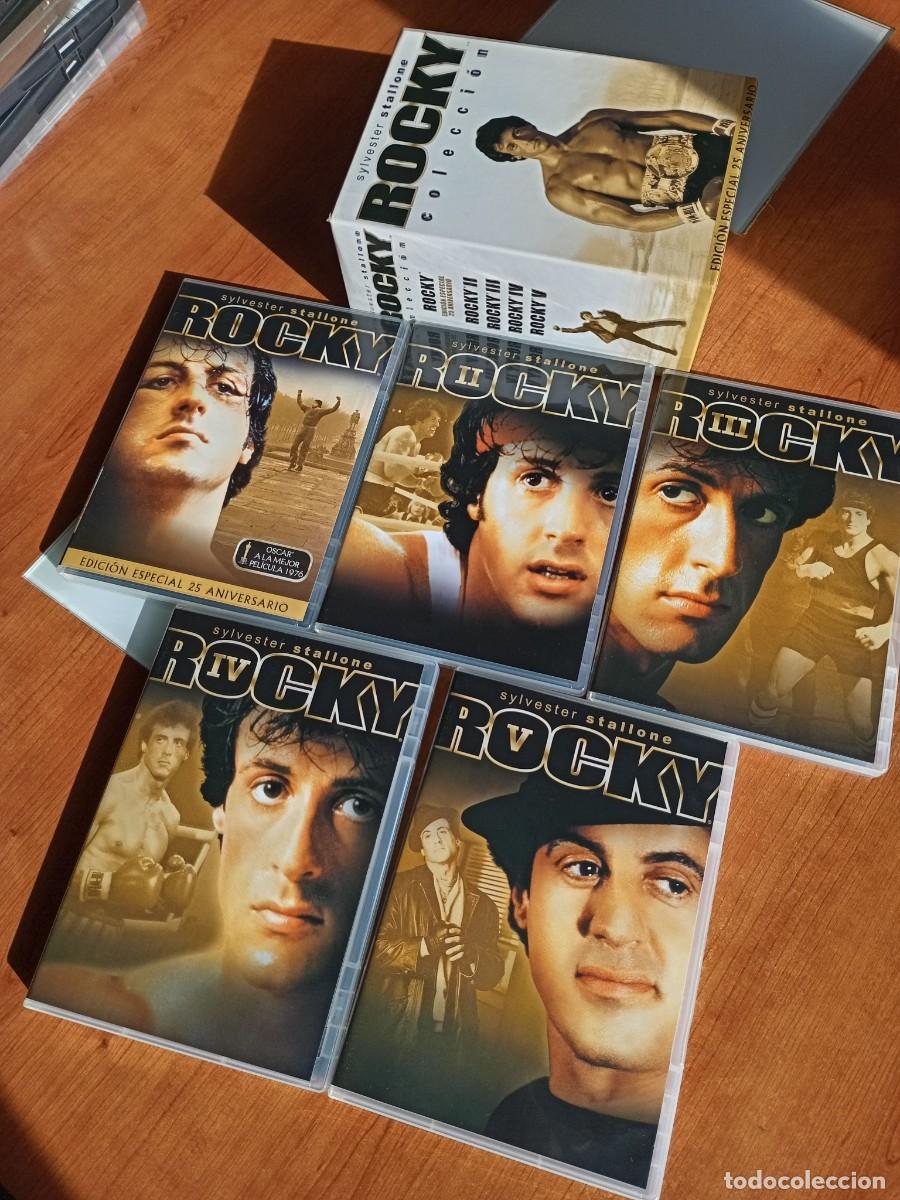 Cine: PACK ESTUCHE ROCKY - 5 DVDS - Foto 2