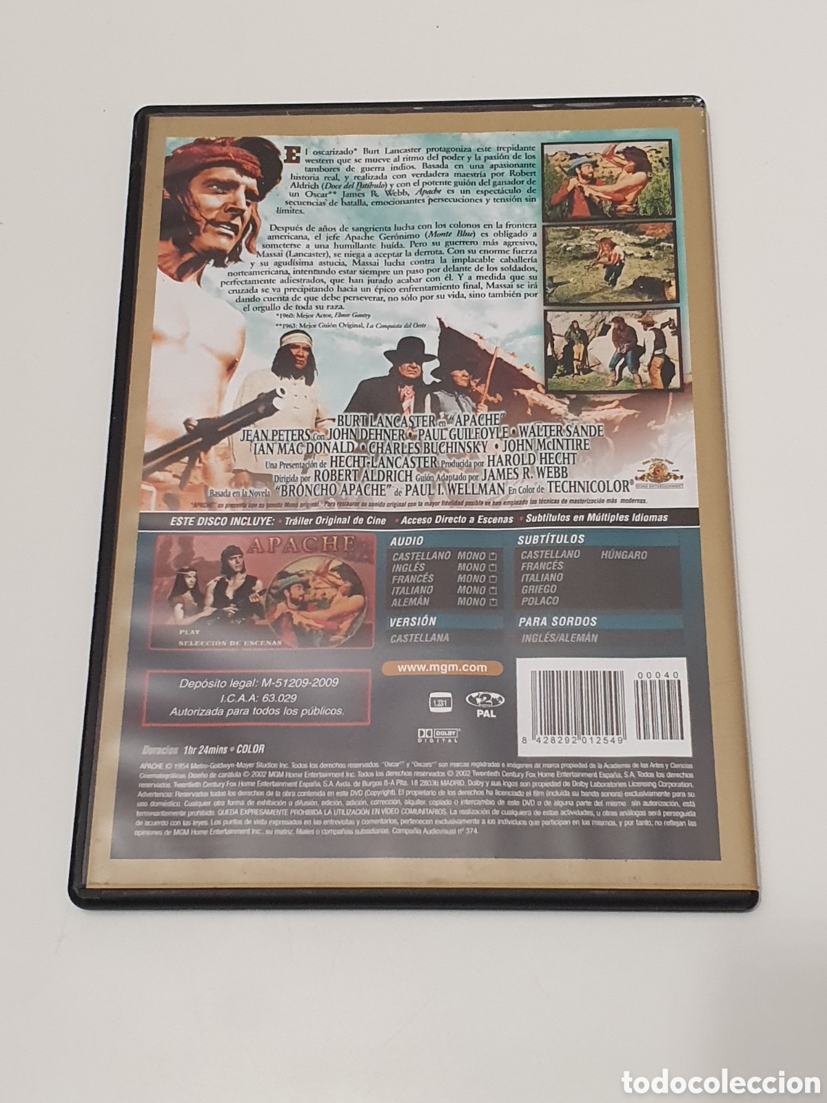 Cine: 33 - Dvd. Apache - Burt Lancaster - 2&ordf; Mano. - Foto 2