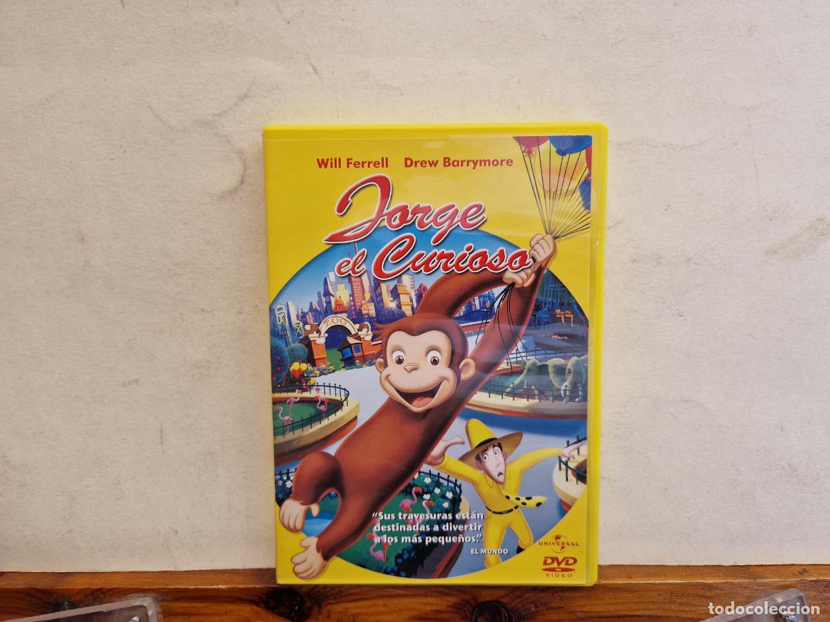 Cine: DVD. JORGE EL CURIOSO. WIL FERREL. DRW BARRYMORE