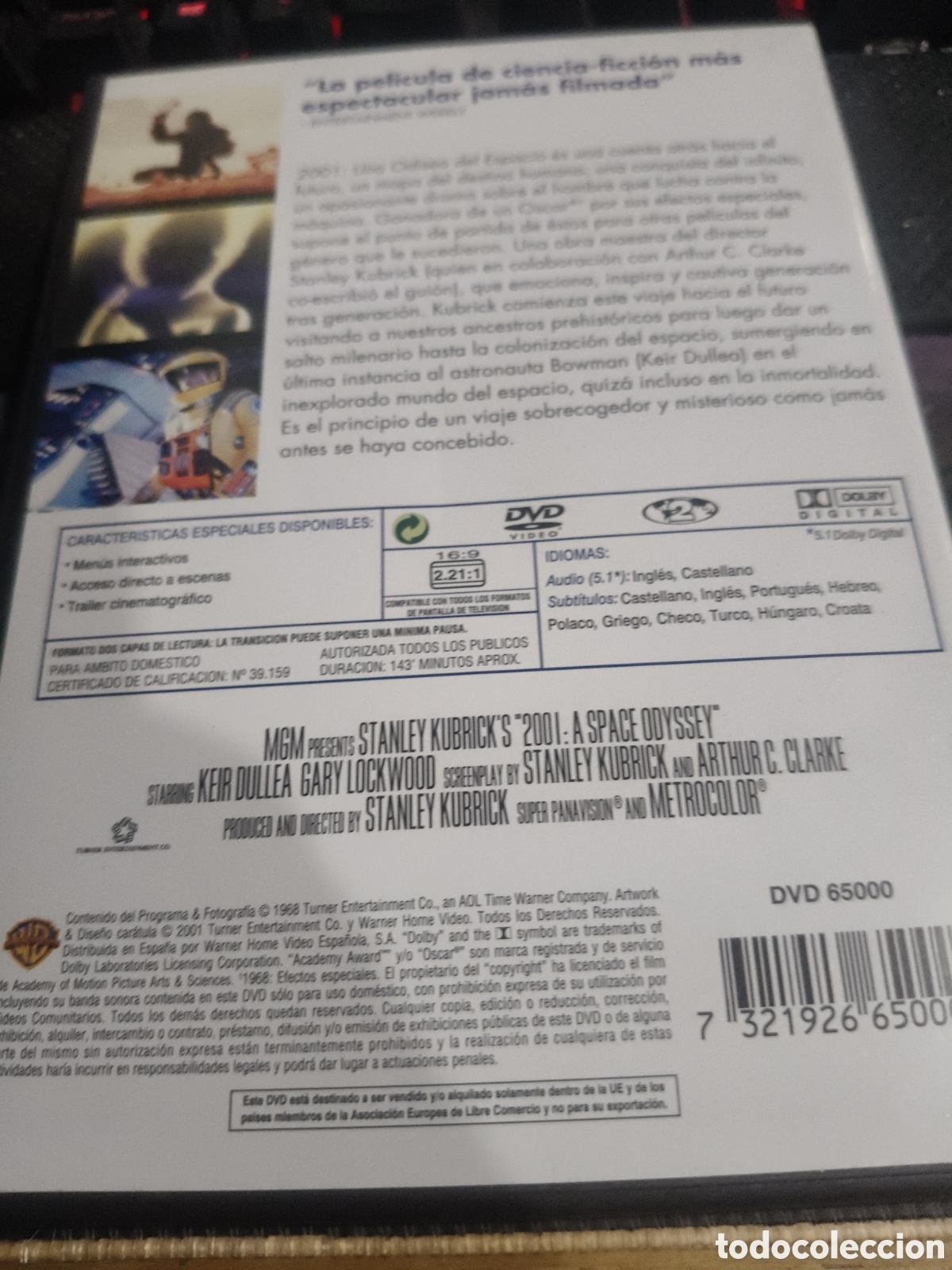 Cine: 2001 una odisea del espacio DVD -213 - Foto 2