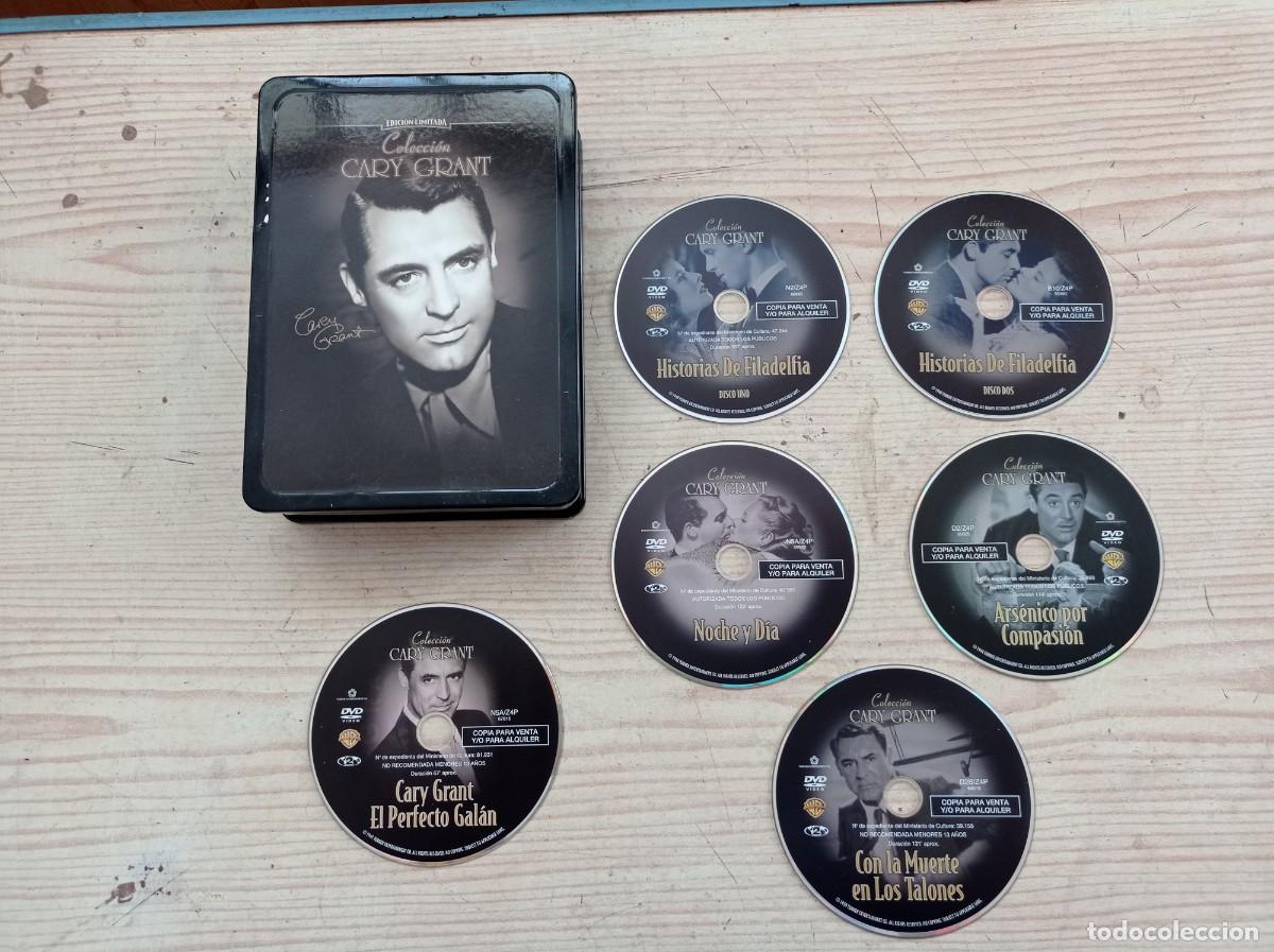 Cine: 5 Peliculas Coleccion Cary Grant - Steelbook - Caja Metalica - Edicion Limitada - 6 DVD