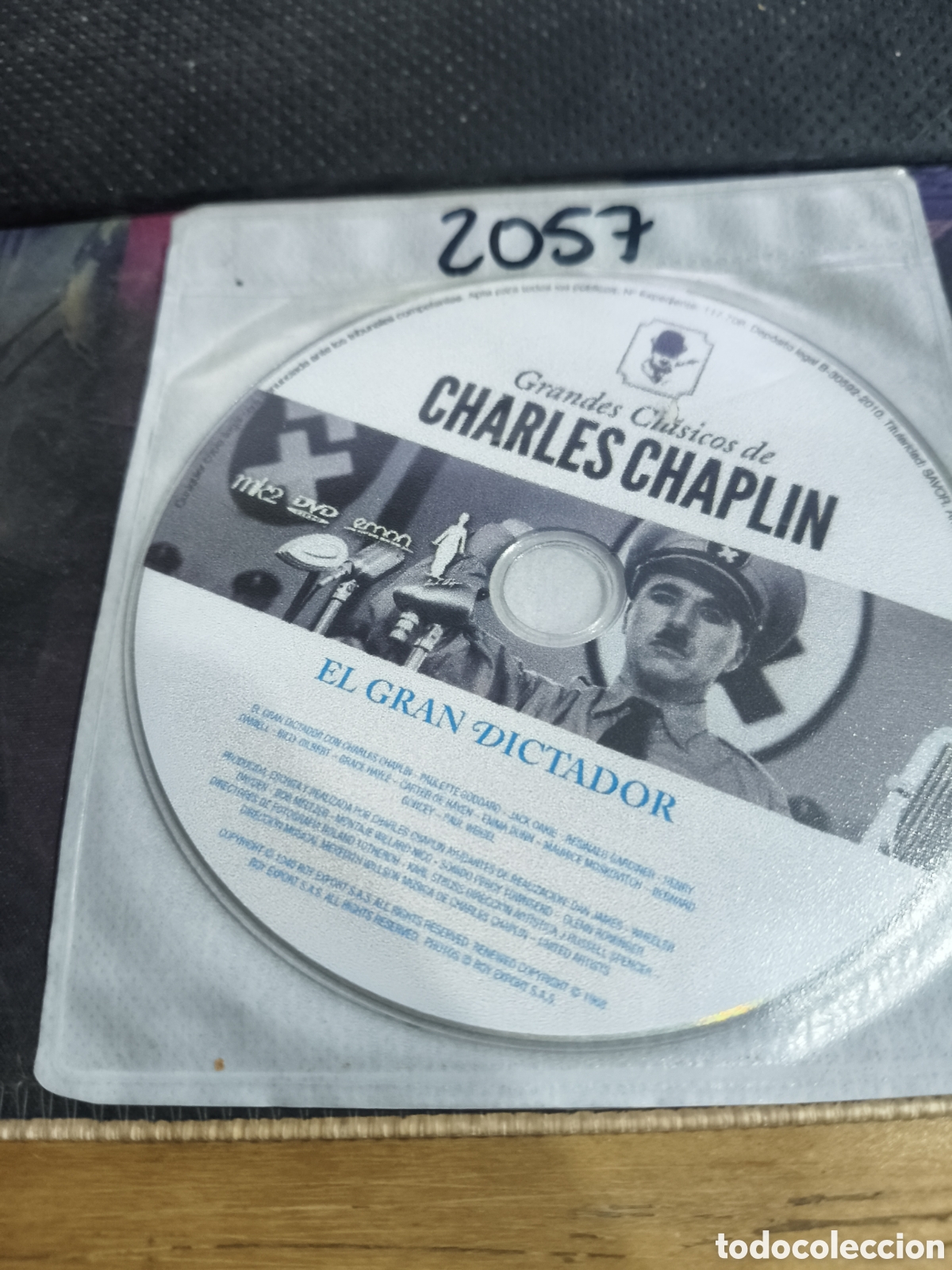 Cinema: El gran dictador DVD -2057 (disco solo)
