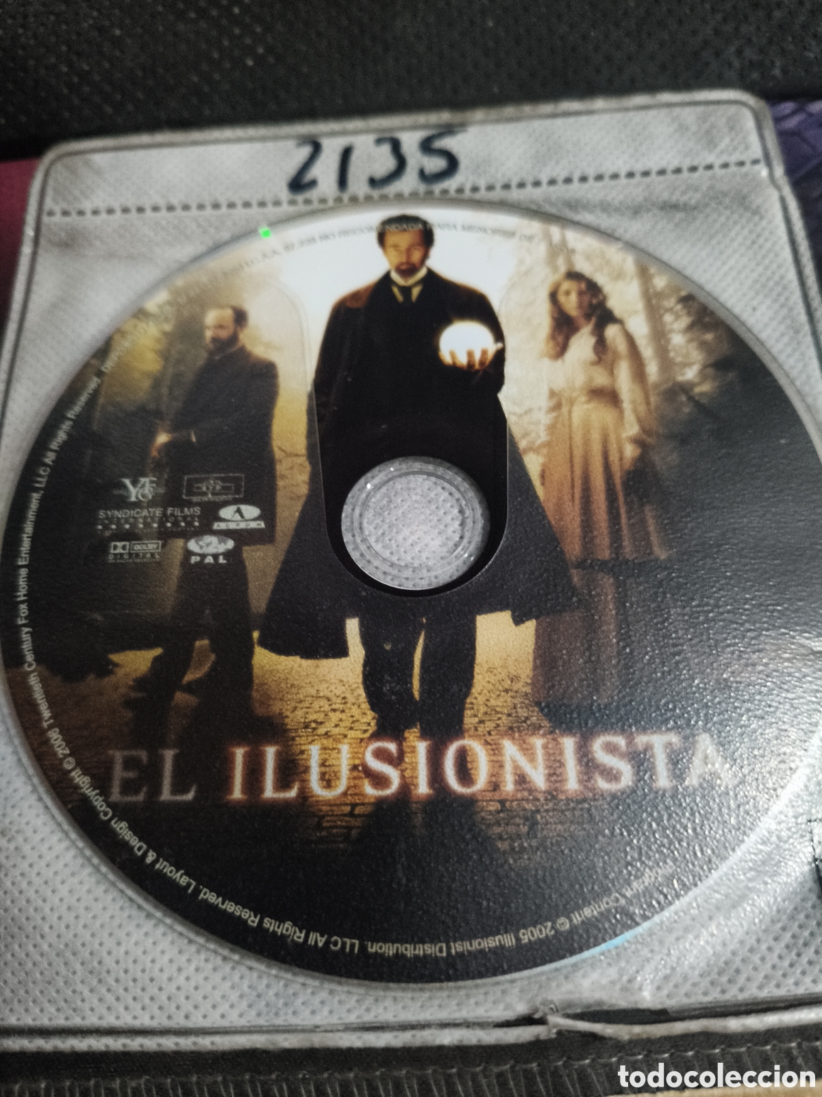 Cinema: El ilusionista DVD -2135 (disco solo)