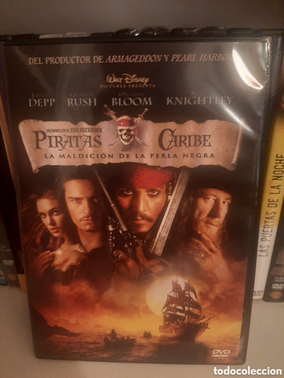 Cine: PIRATAS DEL CARIBE: LA MALDICION DE LA PERLA NEGRA 2003 DVD