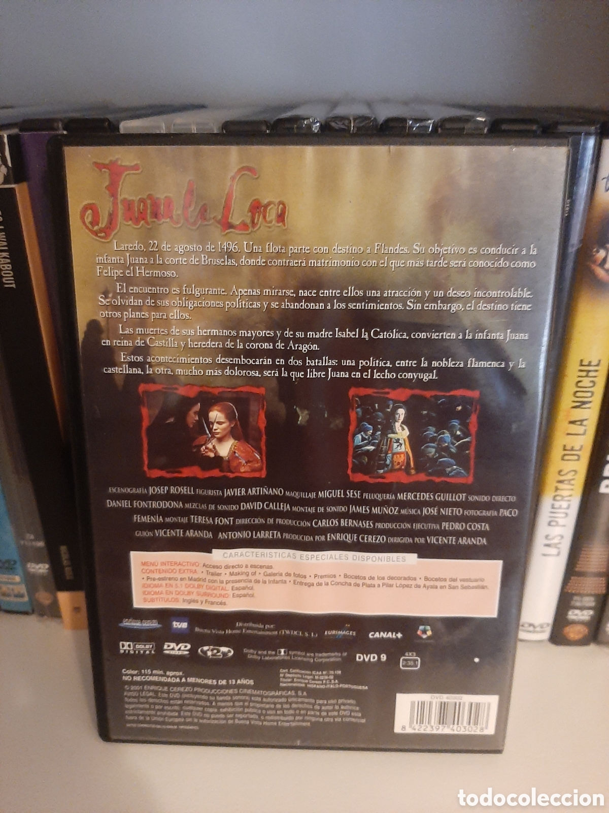 Cine: JUANA LA LOCA 2001 DVD - Foto 2