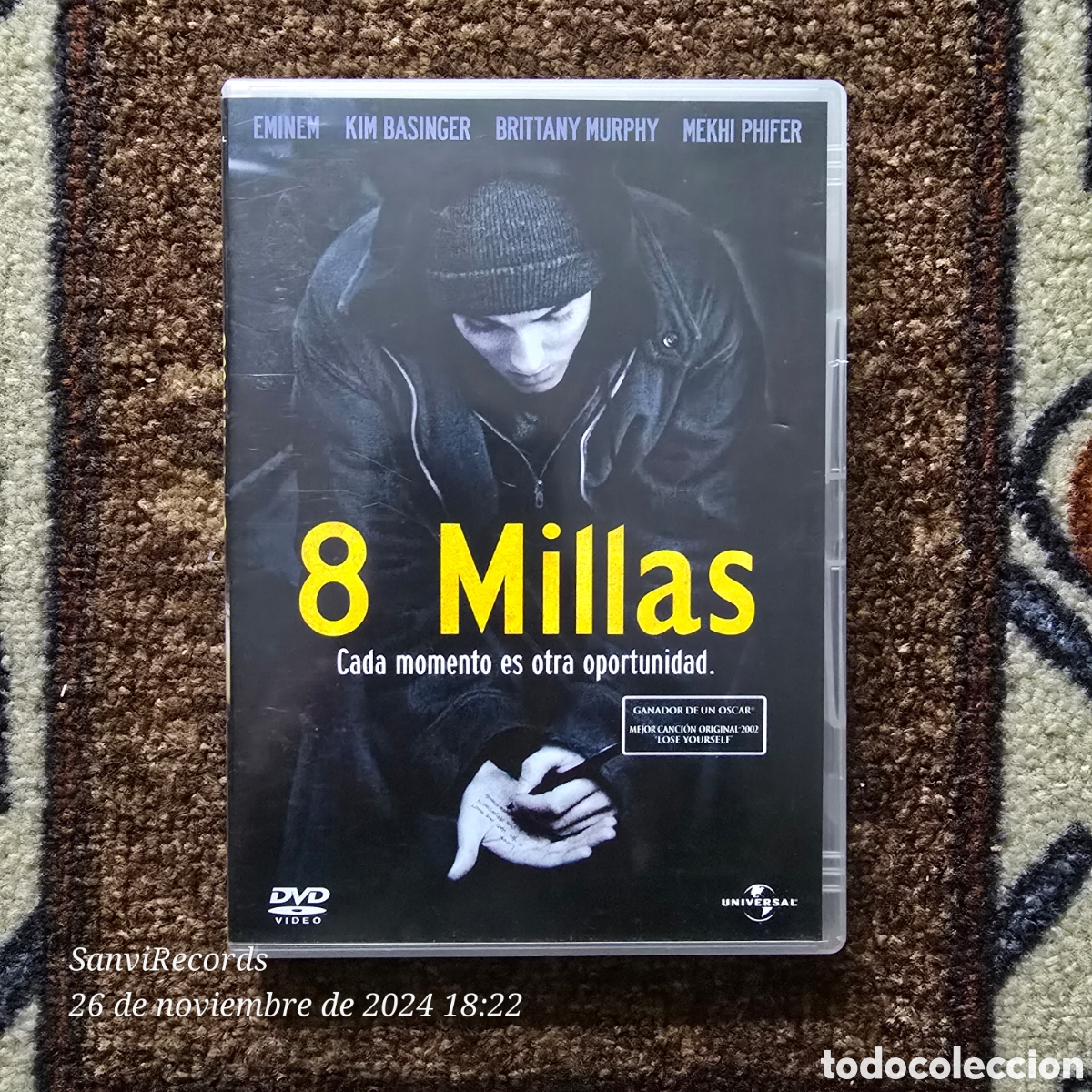 Cine: DVD: 8 MILLAS (EMINEM...)