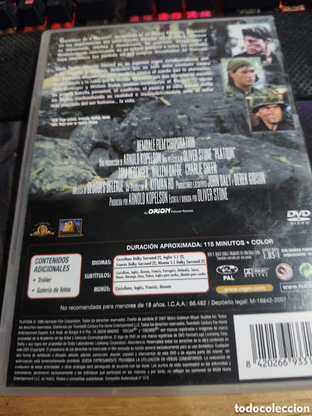 Cine: Platoon DVD --------5 - Foto 2
