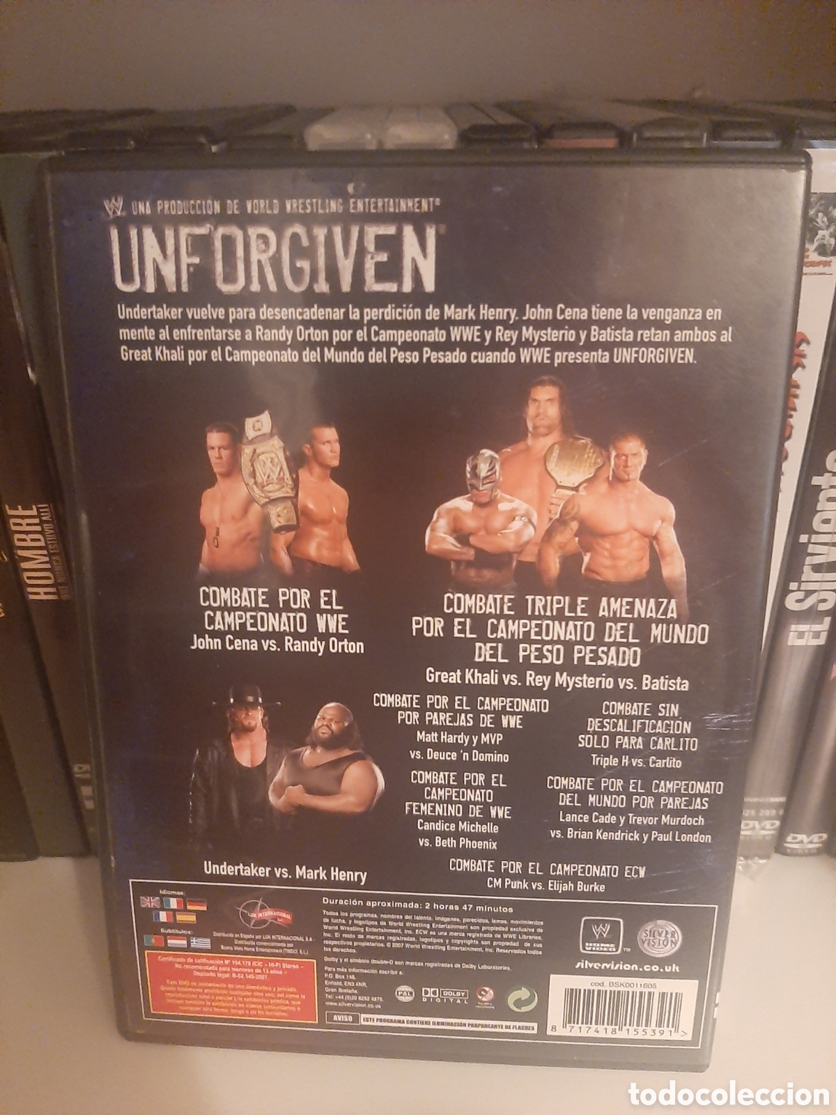 Cine: UNFORGIVEN 2007 DVD WWE - Foto 2