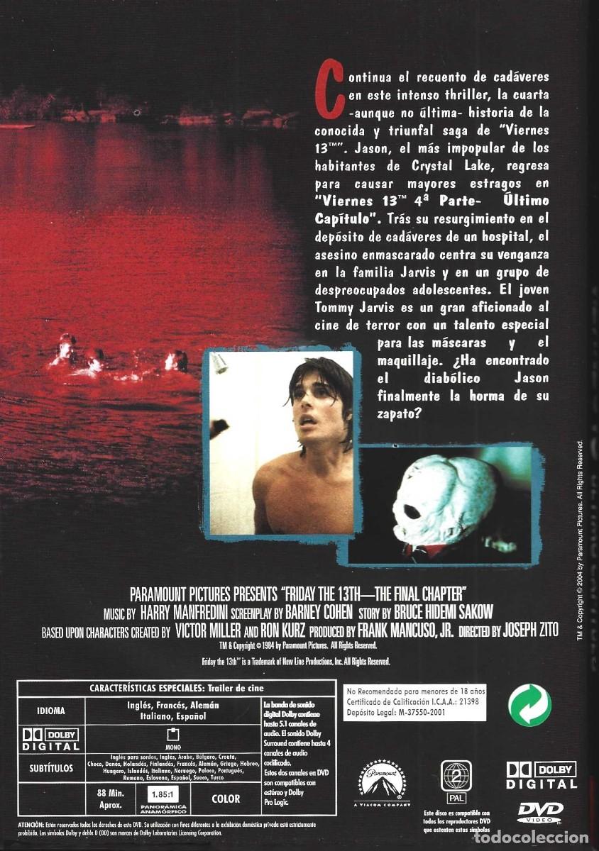 Cine: VIERNES 13 4&ordf; PARTE &Uacute;LTIMO CAP&Iacute;TULO - Foto 2