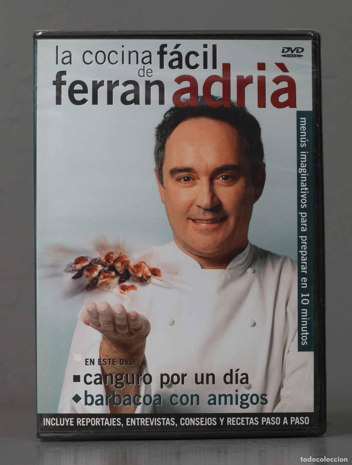 Cinema: DVD. LA COCINA FACIL DE FERRAN ADRIA: CANGURO POR UN DIA. BARBACOA CON AMIGOS. PRECINTADO