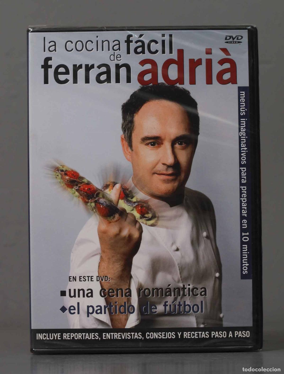 Cinema: DVD. LA COCINA FACIL DE FERRAN ADRIA: UNA CENA ROMANTICA. EL PARTIDO DE FUTBOL. PRECINTADO