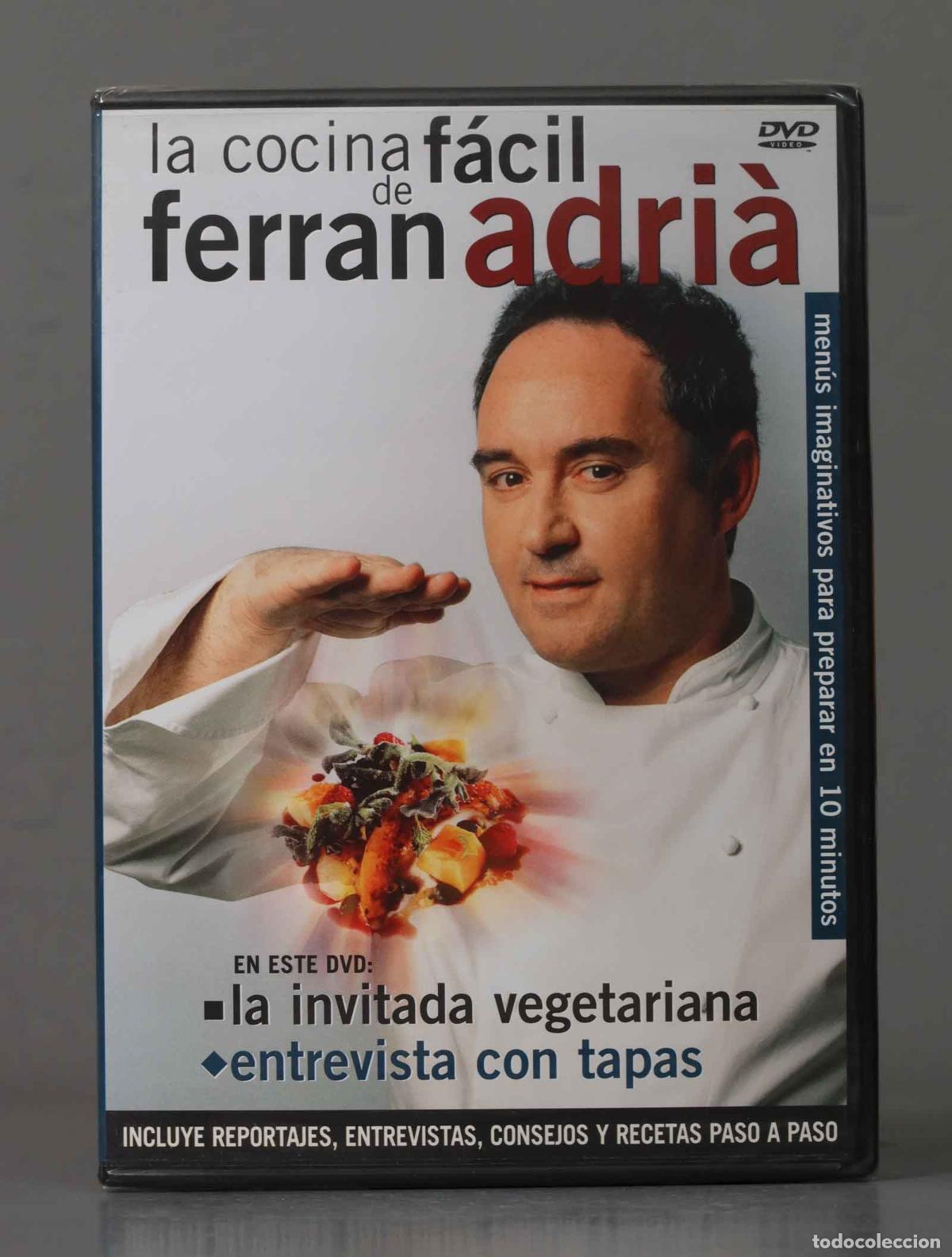 Cinema: DVD. LA COCINA FACIL DE FERRAN ADRIA: LA INVITADA VEGETARIANA. ENTREVISTA CON TAPAS. PRECINTADO