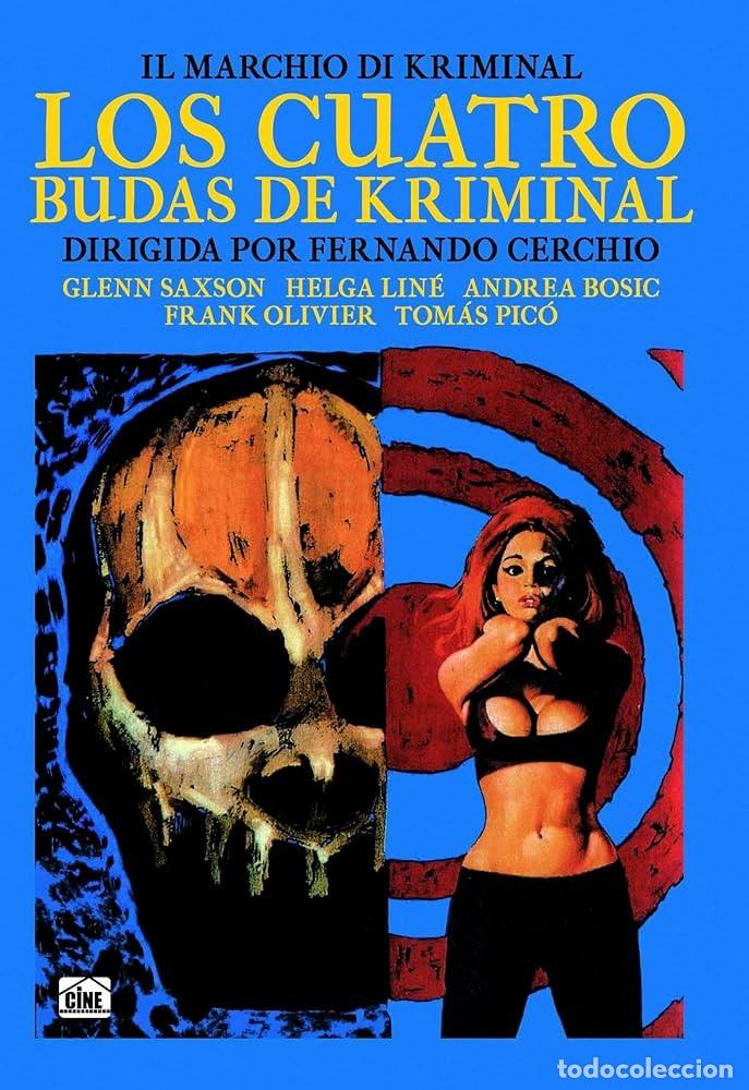 Cine: DVD LOS CUATRO BUDAS DE KRIMINAL. Terror, giallo. Terror italiano PRECINTADO