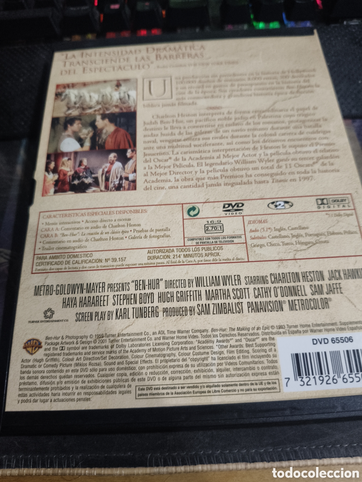 Cine: Ben hur -------- DVD - Foto 2