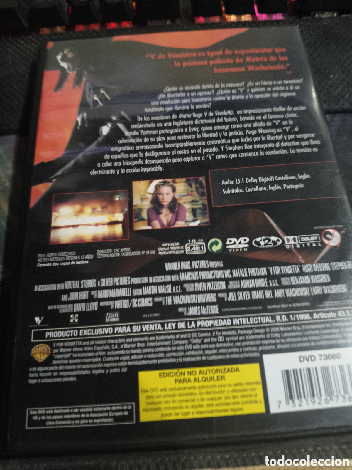 Cine: V de vendetta DVD -3 - Foto 2