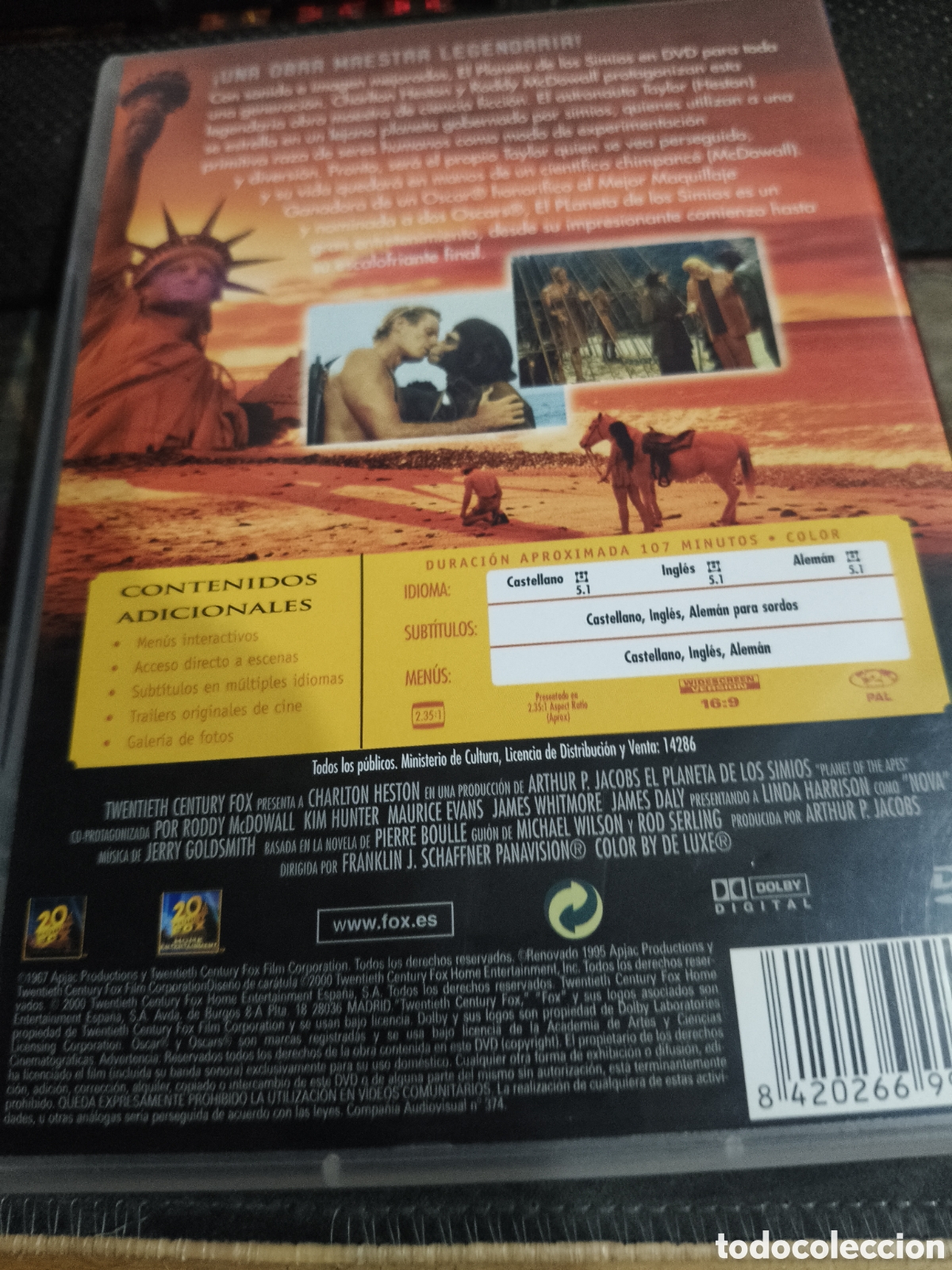 Cine: El planeta de los simios DVD -3 - Foto 2