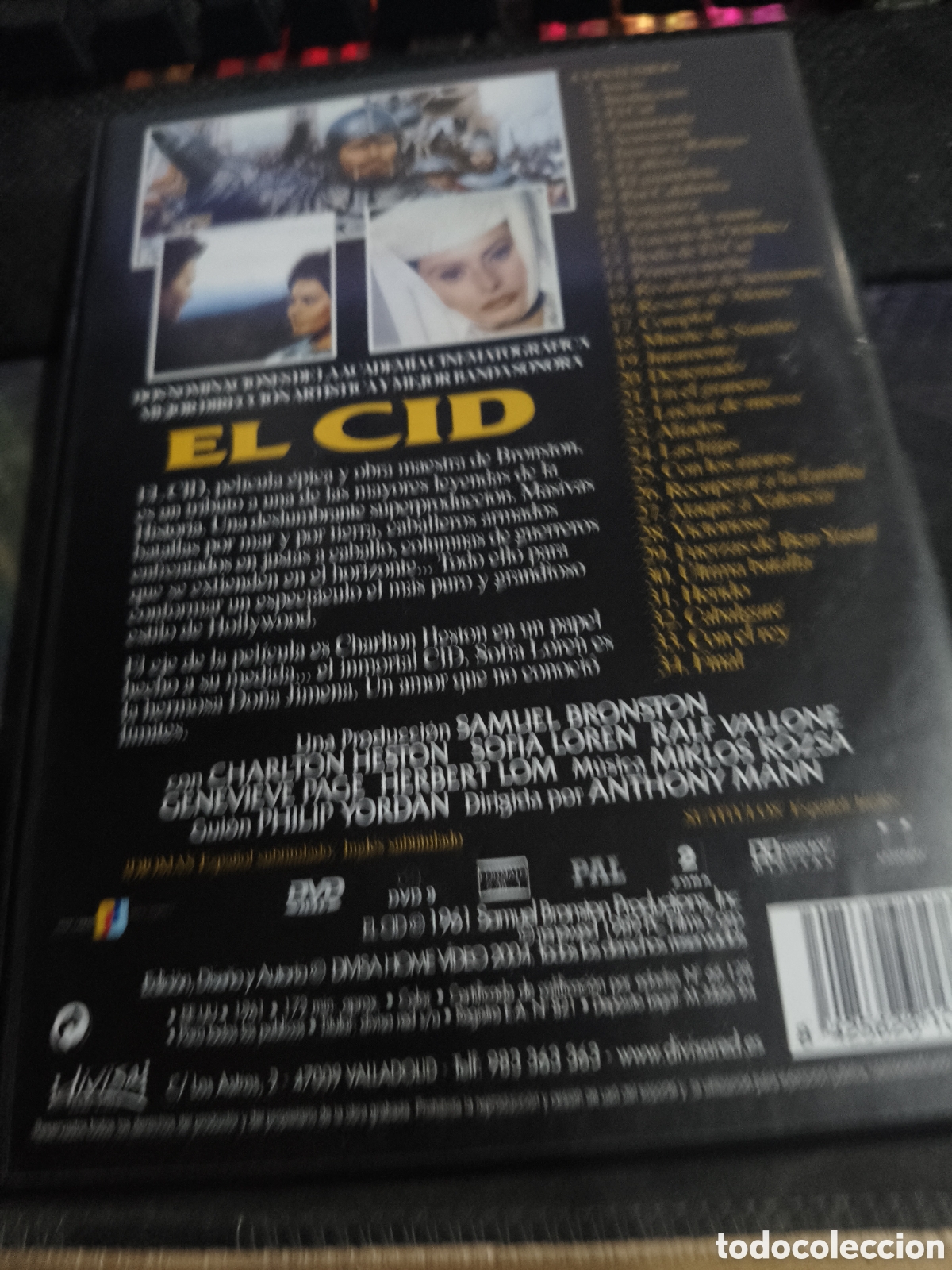 Cine: El cid DVD --------3 - Foto 2