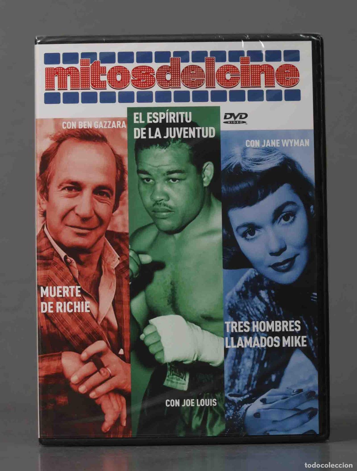 Kino: DVD. MUERTE DE RICHIE. EL ESPIRITU DE LA JUVENTUD. TRES HOMBRES LLAMADOS MIKE. PRECINTADO