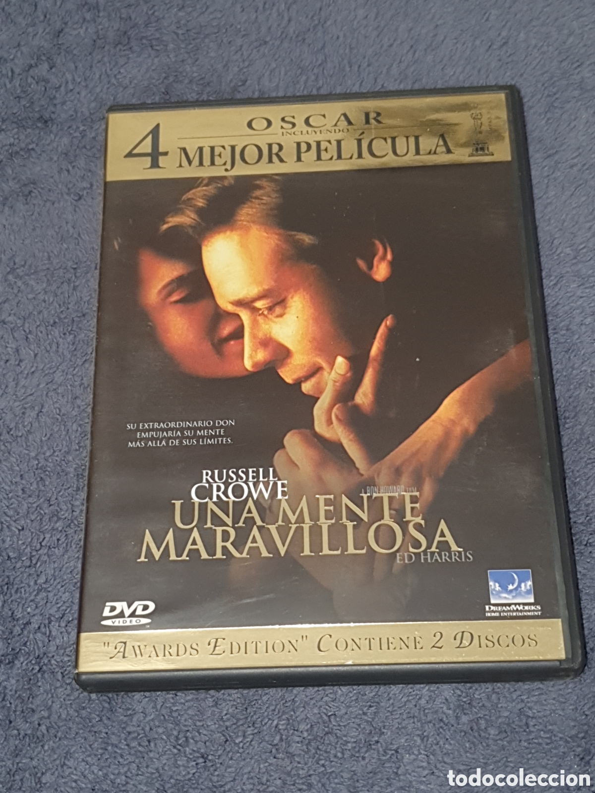 Cine: 41-Dvd. Una Mente Maravillosa - Russell Crowe - Edici&oacute;n De 2 Discos, 2&ordf; Mano, Muy Buen Estado.