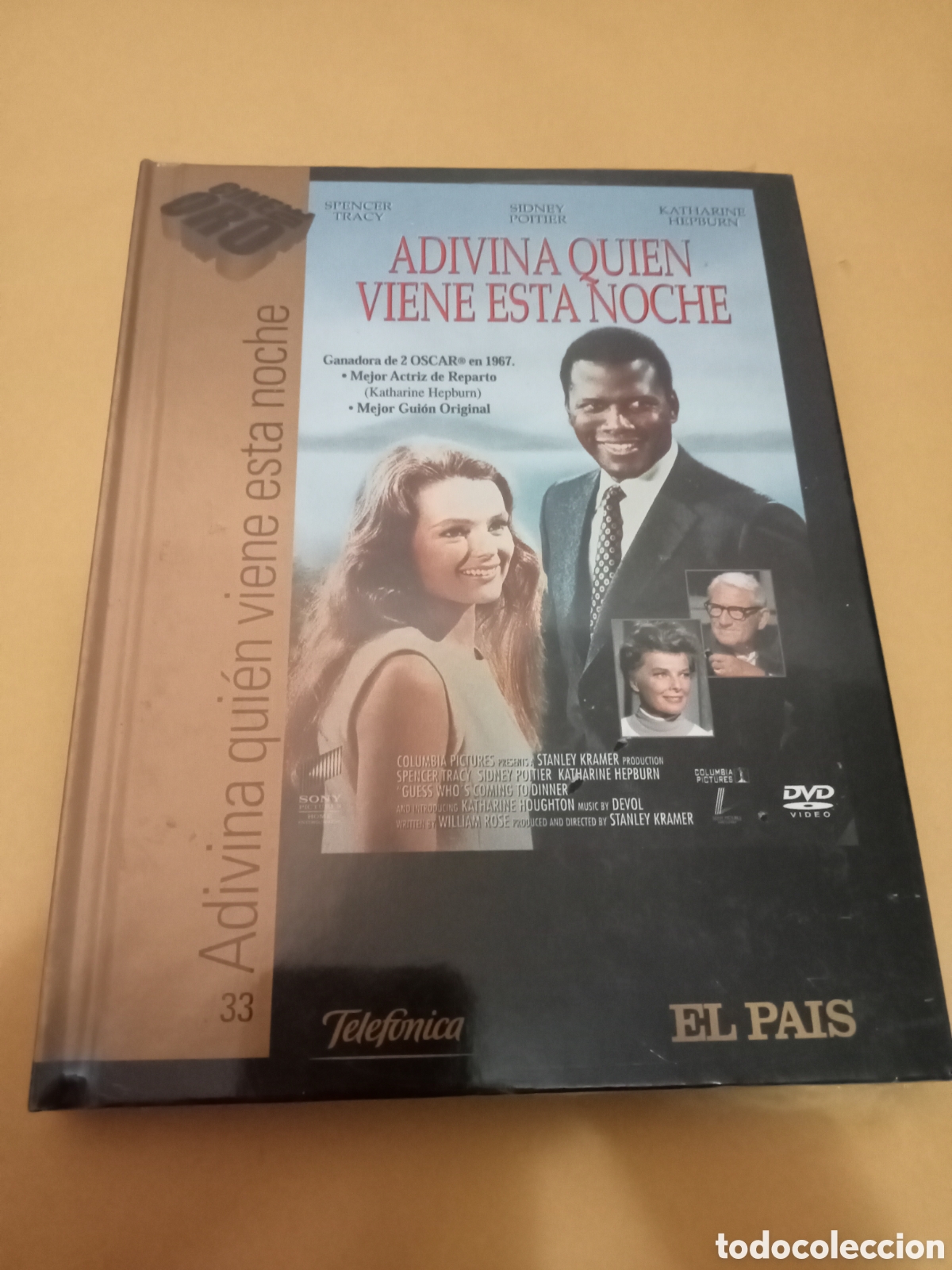 Cine: Dvd-libro. Adivina qui&eacute;n viene esta noche. Precintado. Cine de Oro.
