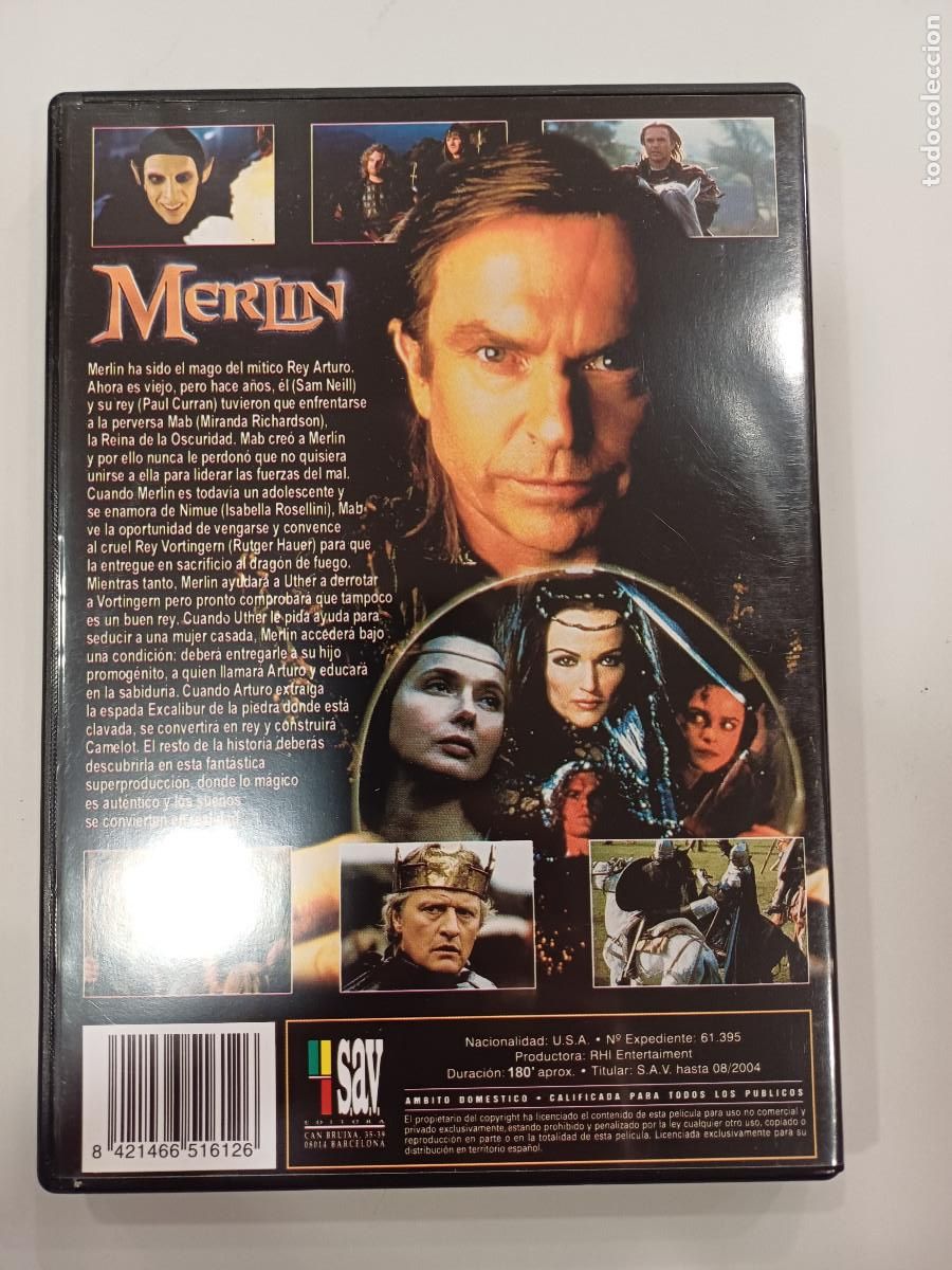 Cine: MERLIN/SAM NEILL/DVD. - Foto 3