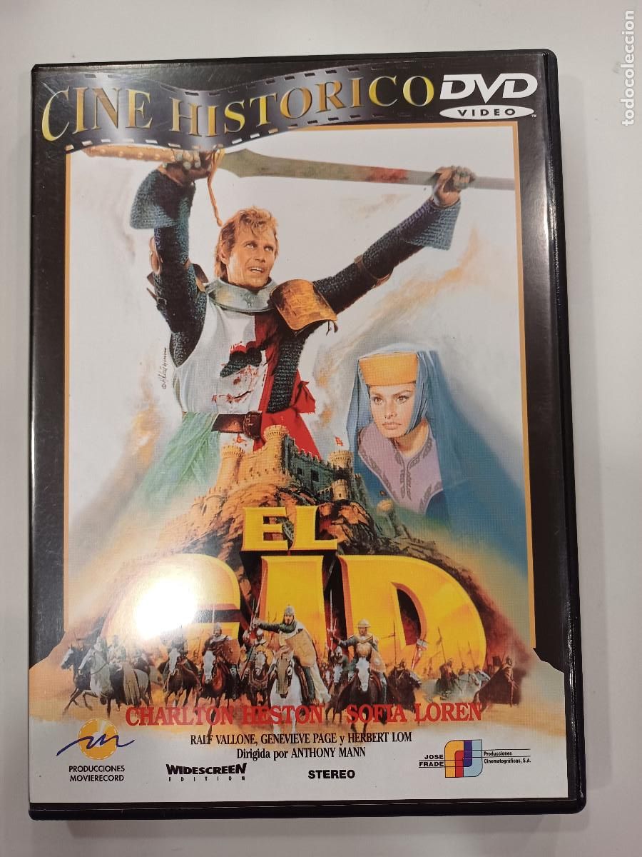 Cine: EL CID/HESTON-SOFIA LOREN/DVD. - Foto 1