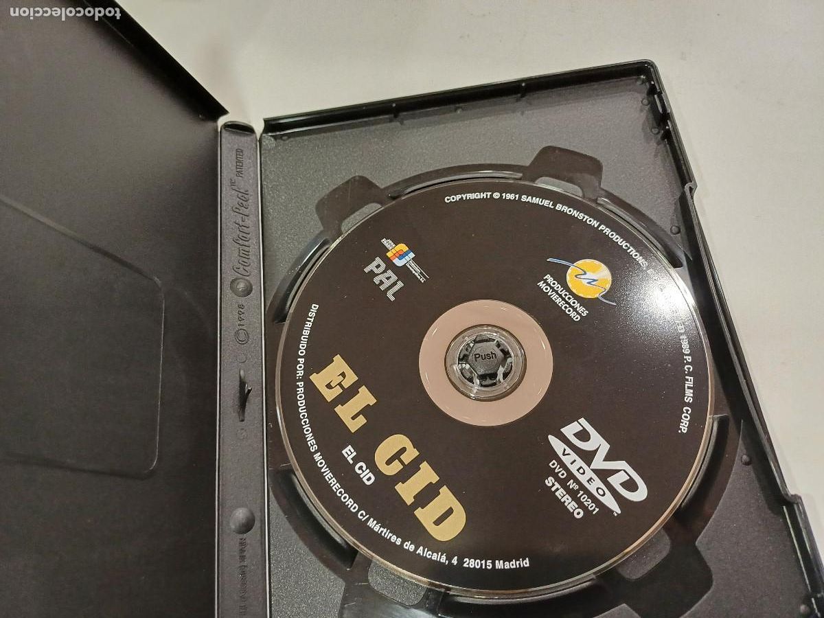 Cine: EL CID/HESTON-SOFIA LOREN/DVD. - Foto 2