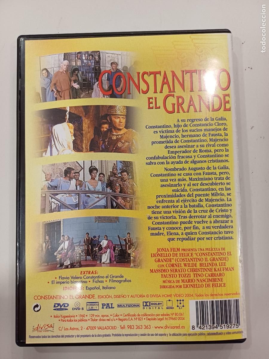 Cine: CONSTANTINO EL GRANDE/DVD. - Foto 3