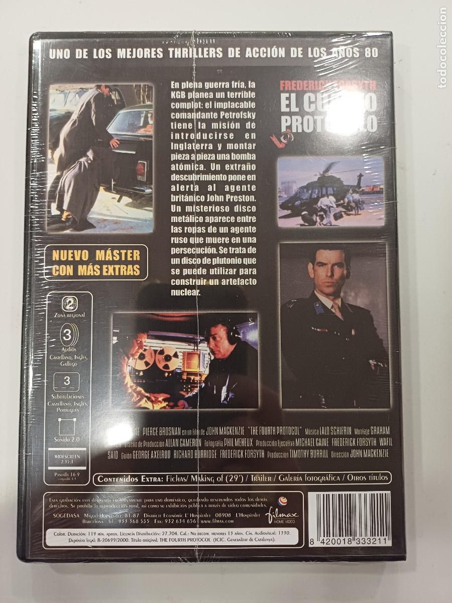 Cine: EL CUARTO PROTOCOLO/DVD PRECINTADO. - Foto 2