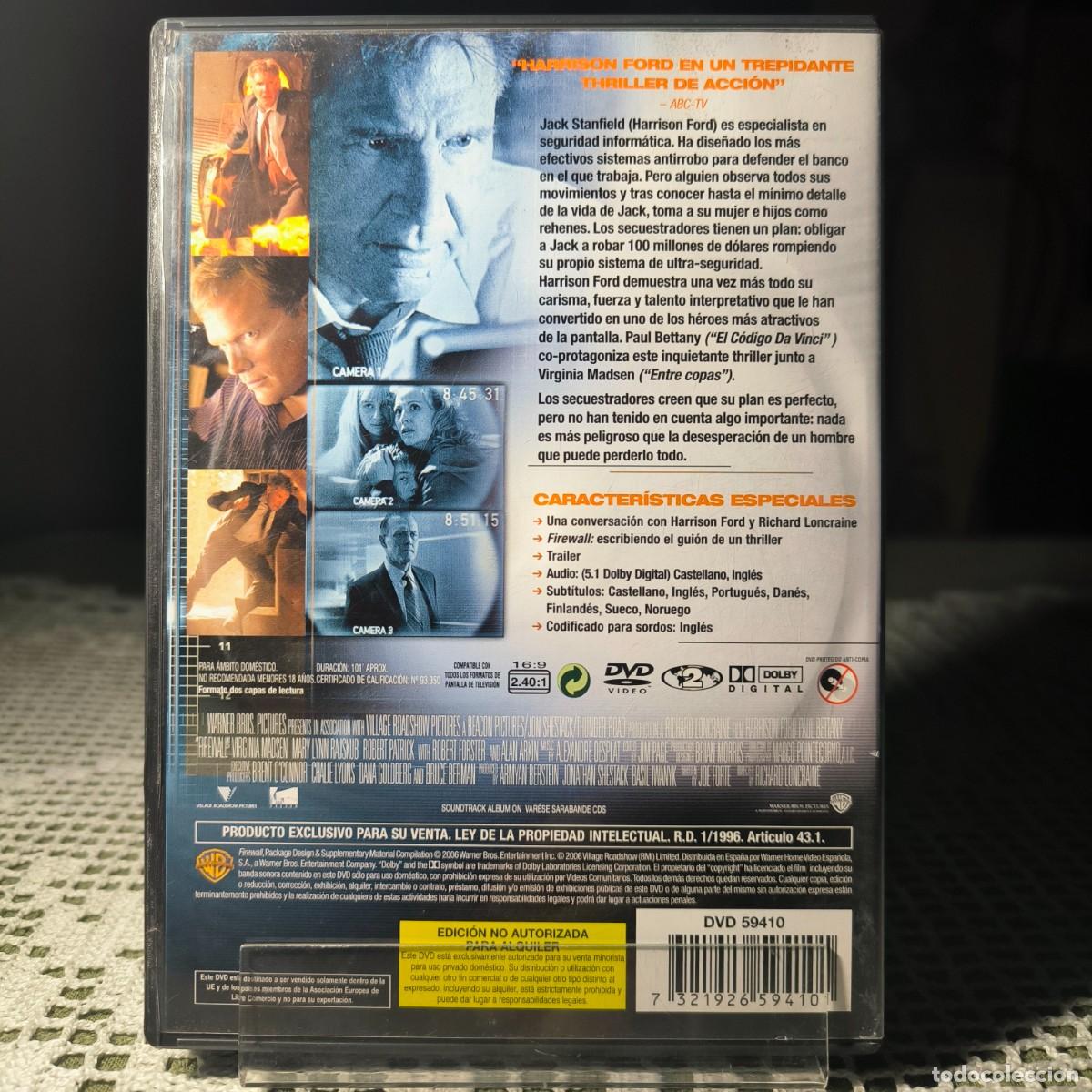 Cine: Firewall / DVD / 2006 - Harrison Ford - Foto 2