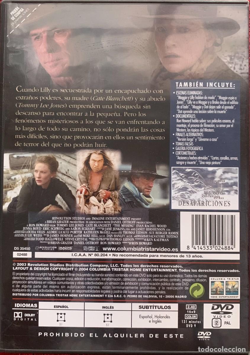 Cine: DESAPARICIONES (Ron Howard, 2003) - Foto 2