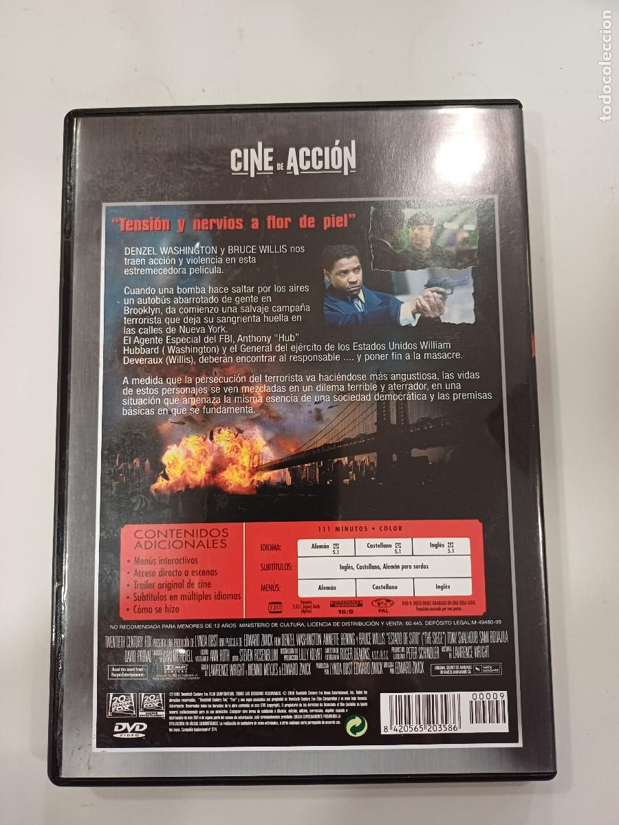 Cine: ESTADO DE SITIO/DVD. - Foto 2