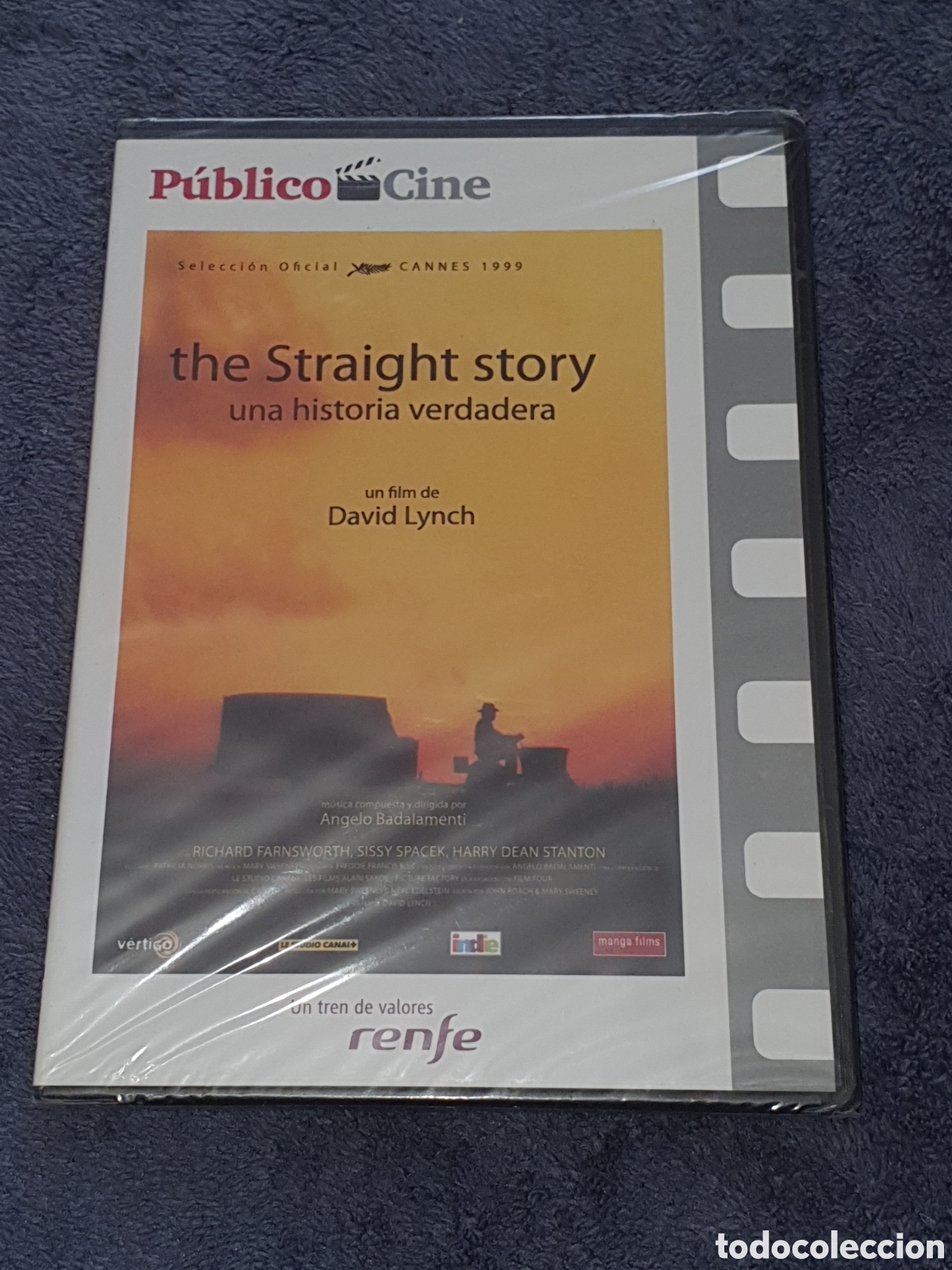 Cine: 46-Dvd. The Straight Story, Una Historia Verdadera, Nuevo, Precintado Original, Sin Estrenar Ni Usar