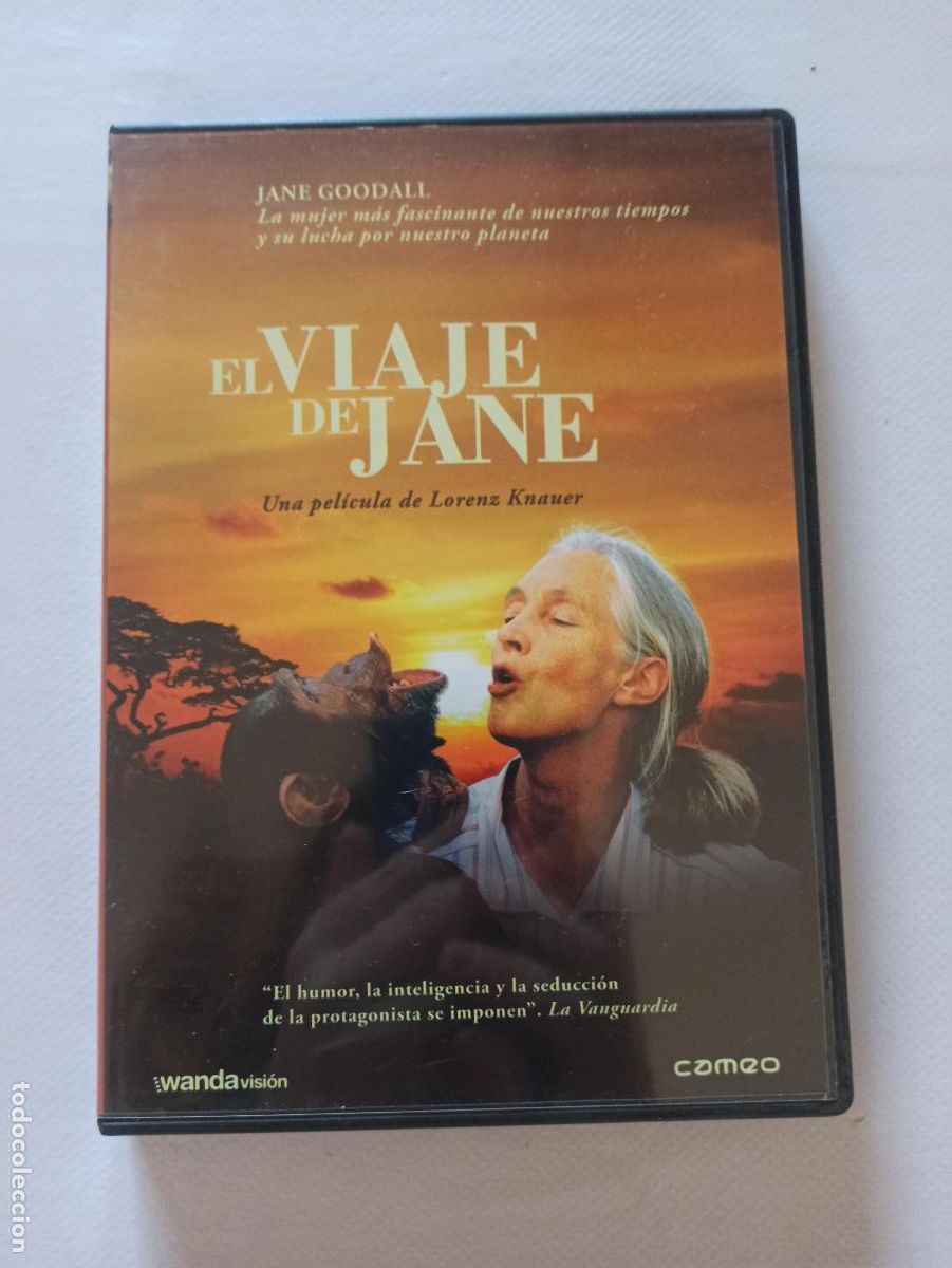 Cine: DVD EL VIAJE DE JANE - JANE GOODALL (5Kw)