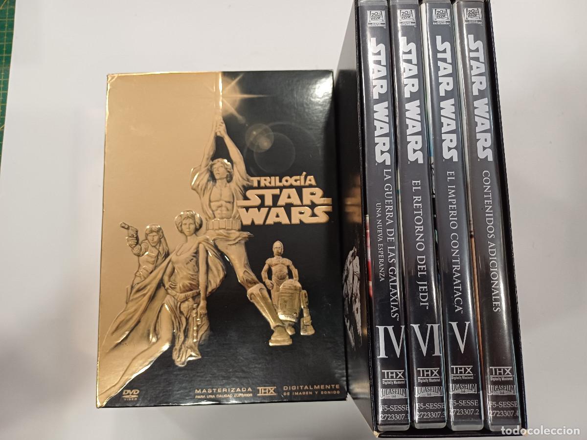 Cine: TRILOGIA STAR WARS/DVD.