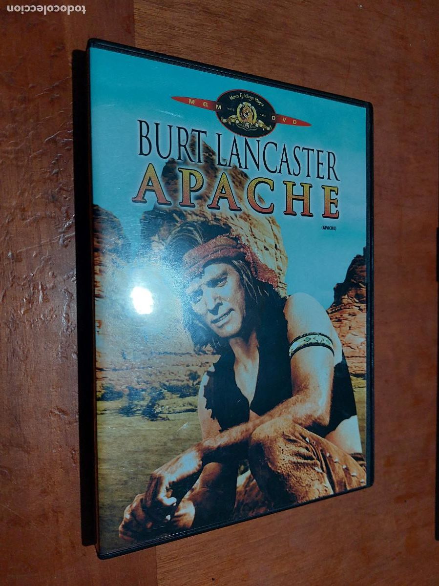 Cine: APACHE. BURT LANCASTER. DVD EN BUEN ESTADO - Foto 1