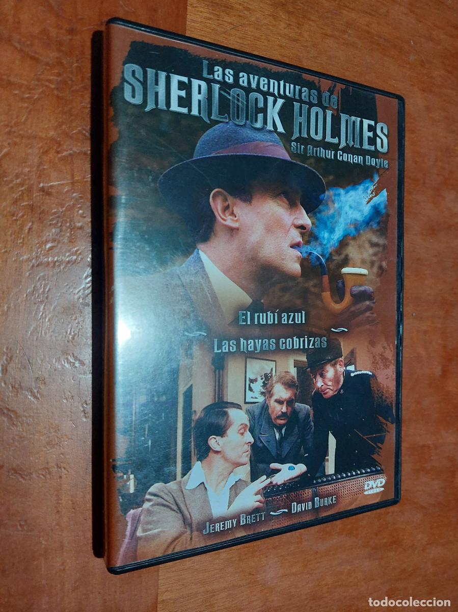 Cin&eacute;ma: EL RUB&Iacute; AZUL. LAS HAYAS COBRIZAS. LAS AVENTURAS DE SHERLOCK HOLMES. DVD. BUEN ESTADO