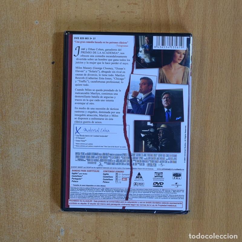 Cine: CRUELDAD INTOLERABLE - DVD - Foto 2
