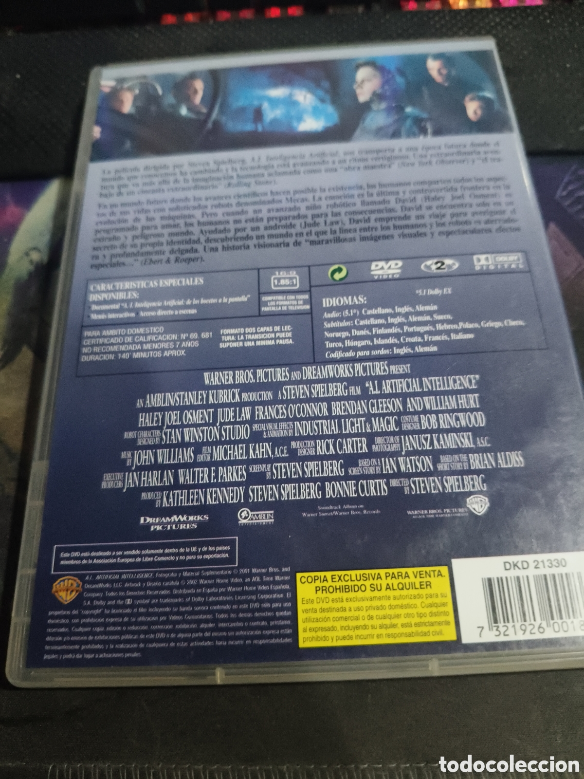 Cine: Inteligencia artificial DVD -9 - Foto 2