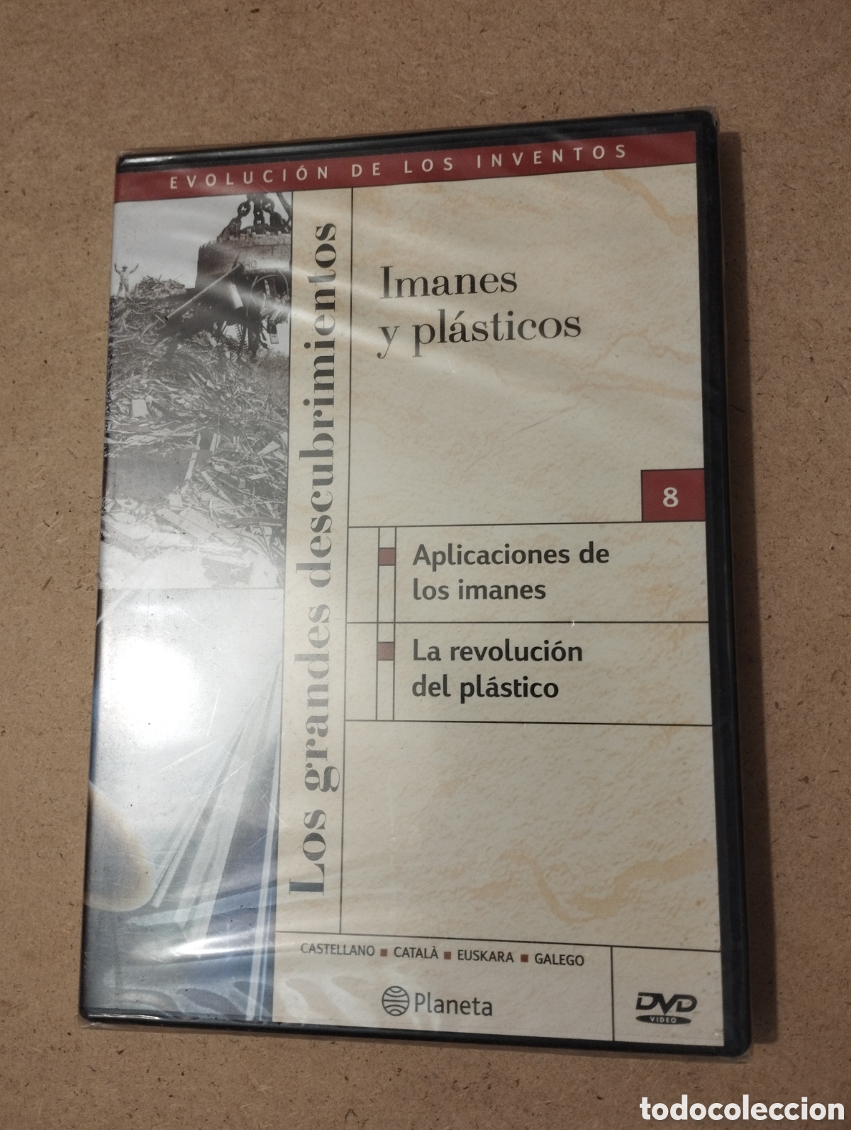 Kino: IMANES Y PL&Aacute;STICOS (LOS GRANDES DESCUBRIMIENTOS N&ordm; 8) DVD PRECINTADO
