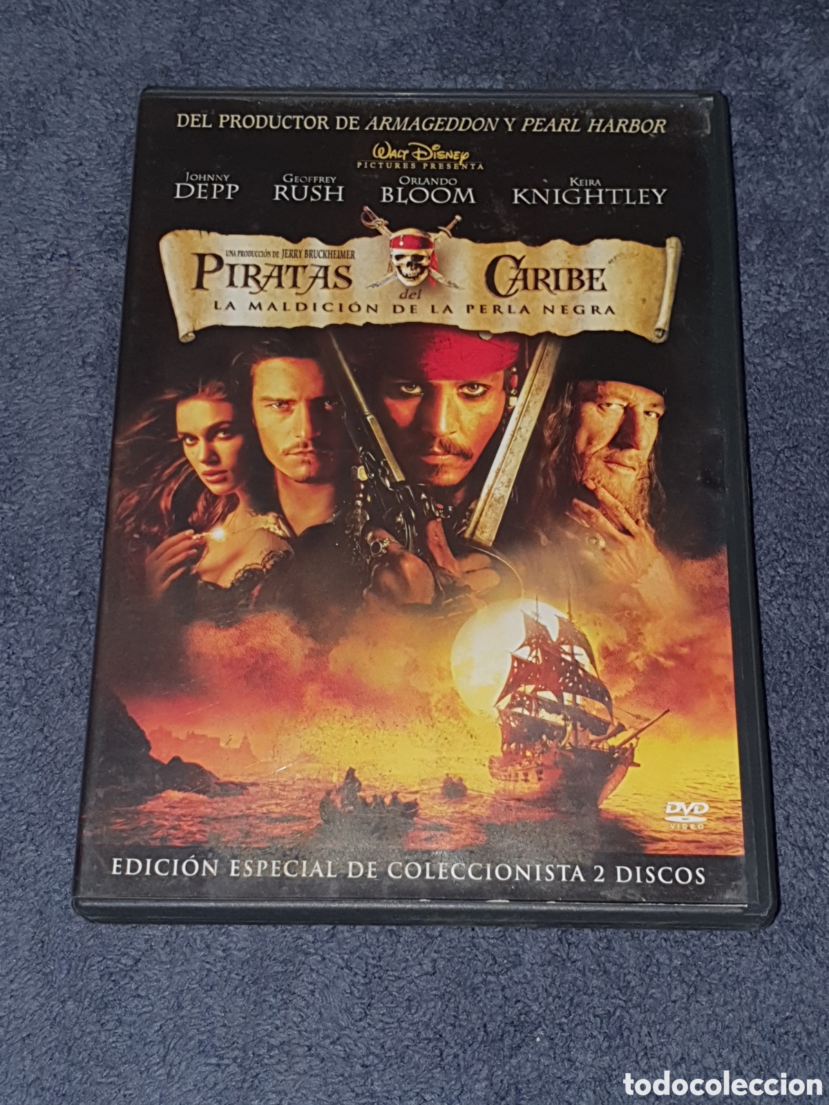 Cine: Dvd-63. Piratas Del Caribe, La Maldici&oacute;n De La Perla Negra, Edici&oacute;n De 2 Discos, De 2&ordf; Mano.
