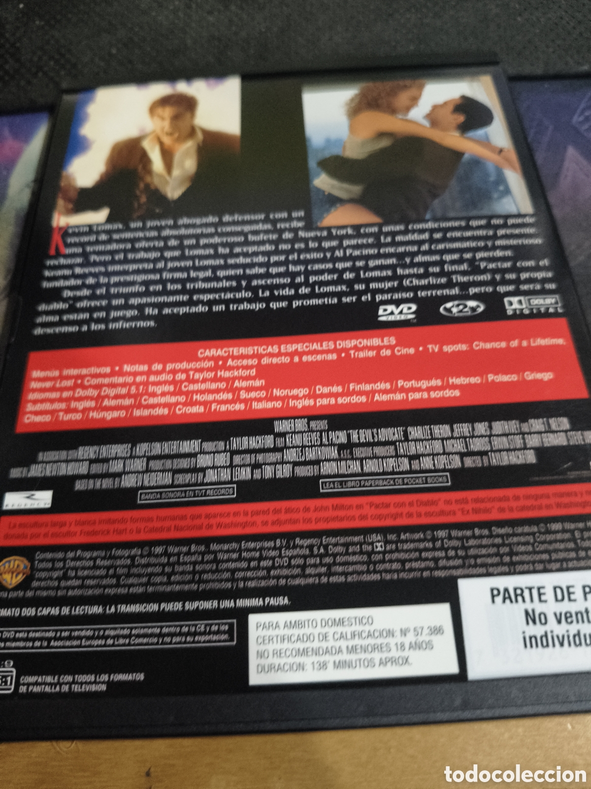 Cine: Pactar con el diablo DVD - Foto 2