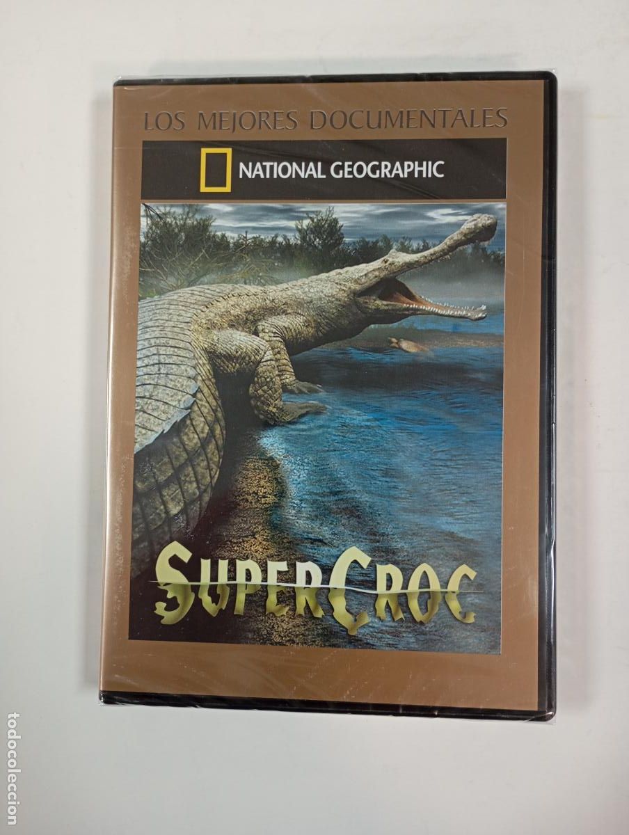 Cinema: SUPERCROC. LOS MEJORES DOCUMENTALES NATIONAL GEOGRAPHIC. NUEVO. DVD. TDKV109