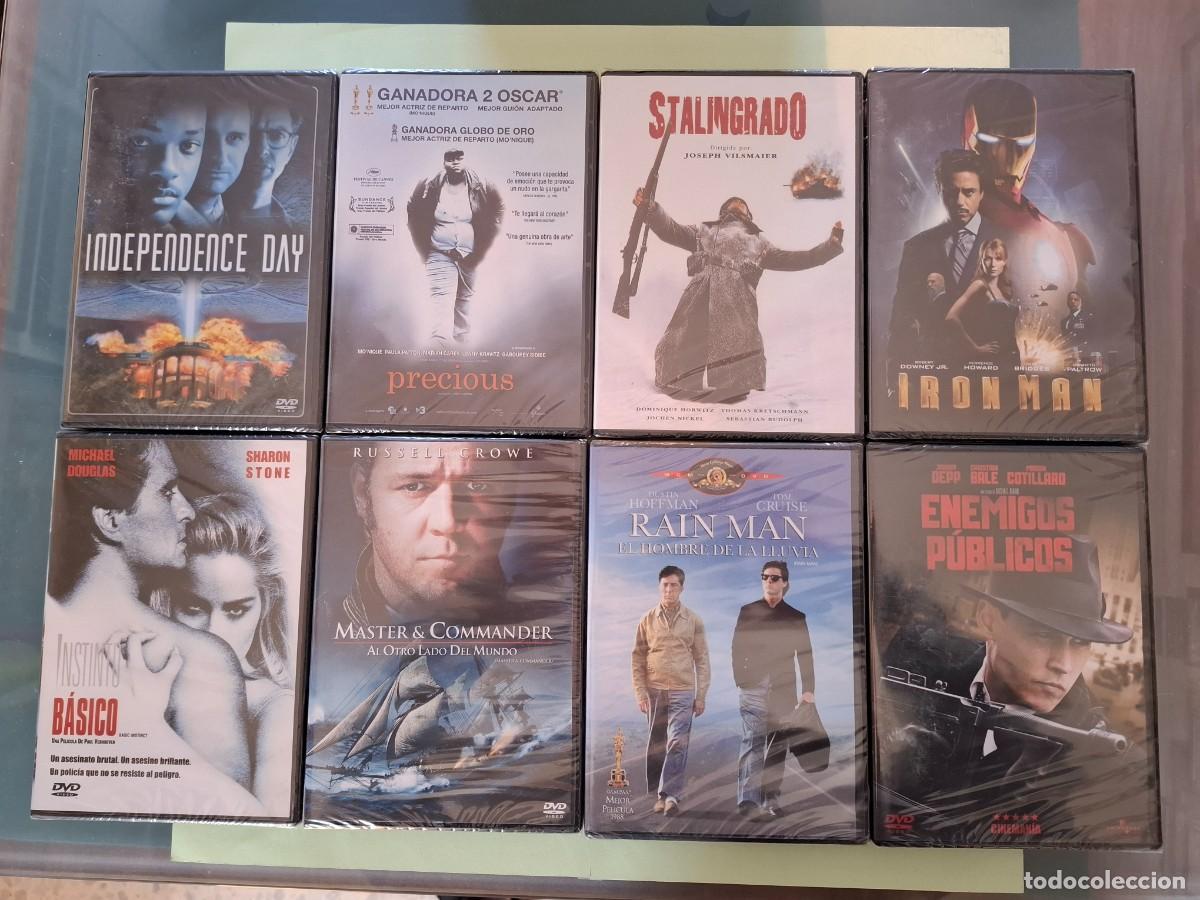 Cine: DVD. LOTE DE OCHO T&Iacute;TULOS PRECINTADOS