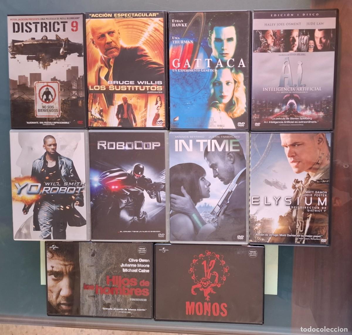 Cine: DVD. LOTE DE DIEZ T&Iacute;TULOS DE CIENCIA FICCI&Oacute;N
