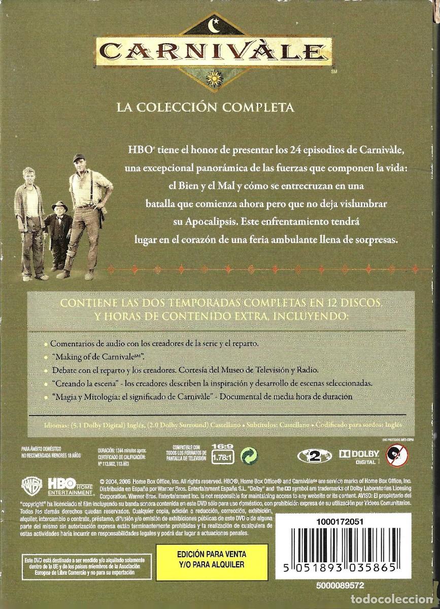Cine: CARNIVALE LA COLECCI&Oacute;N COMPLETA - Foto 3