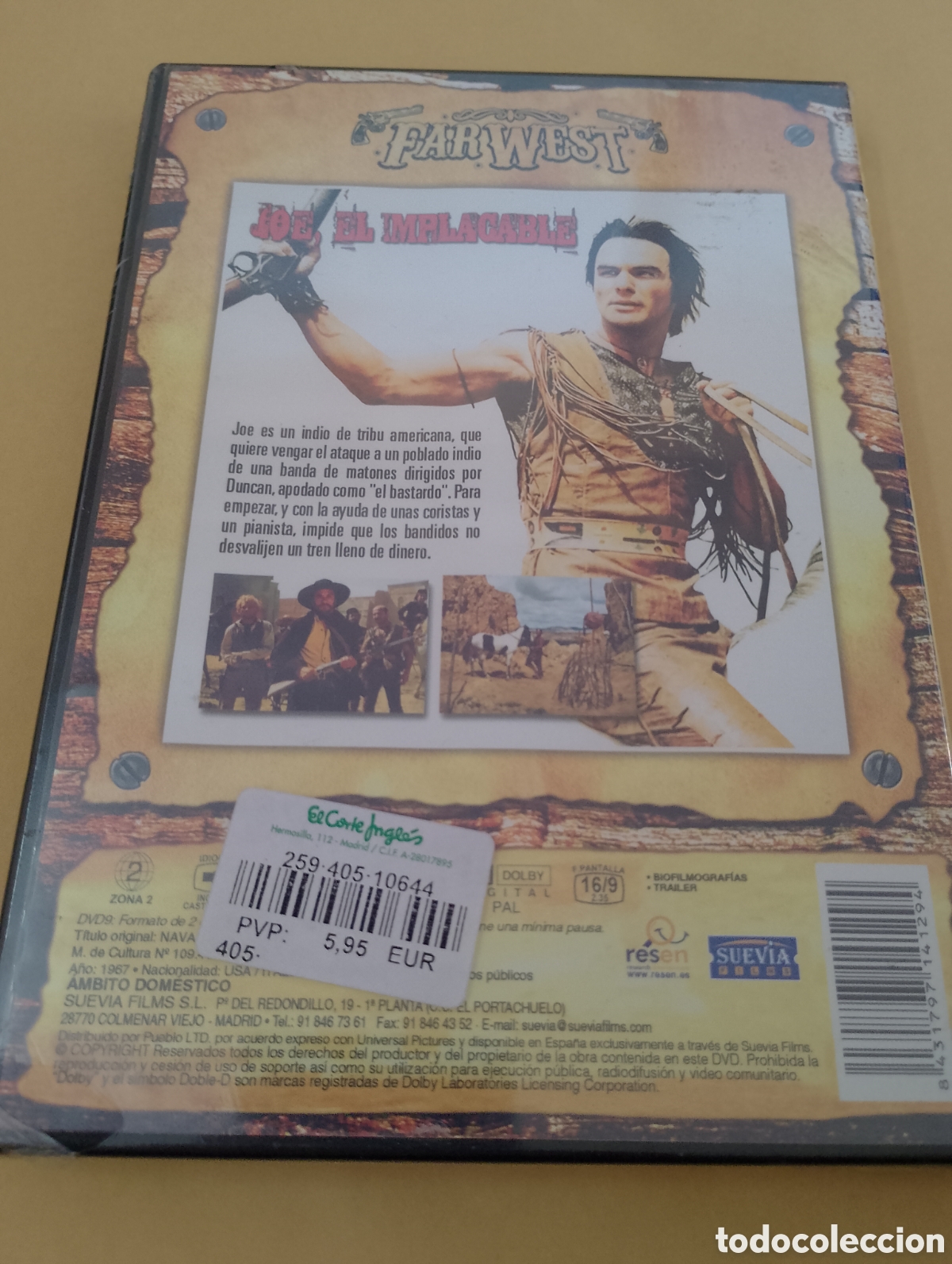 Cine: Dvd. Joe, el implacable. Precintado. Descatalogado. - Foto 2