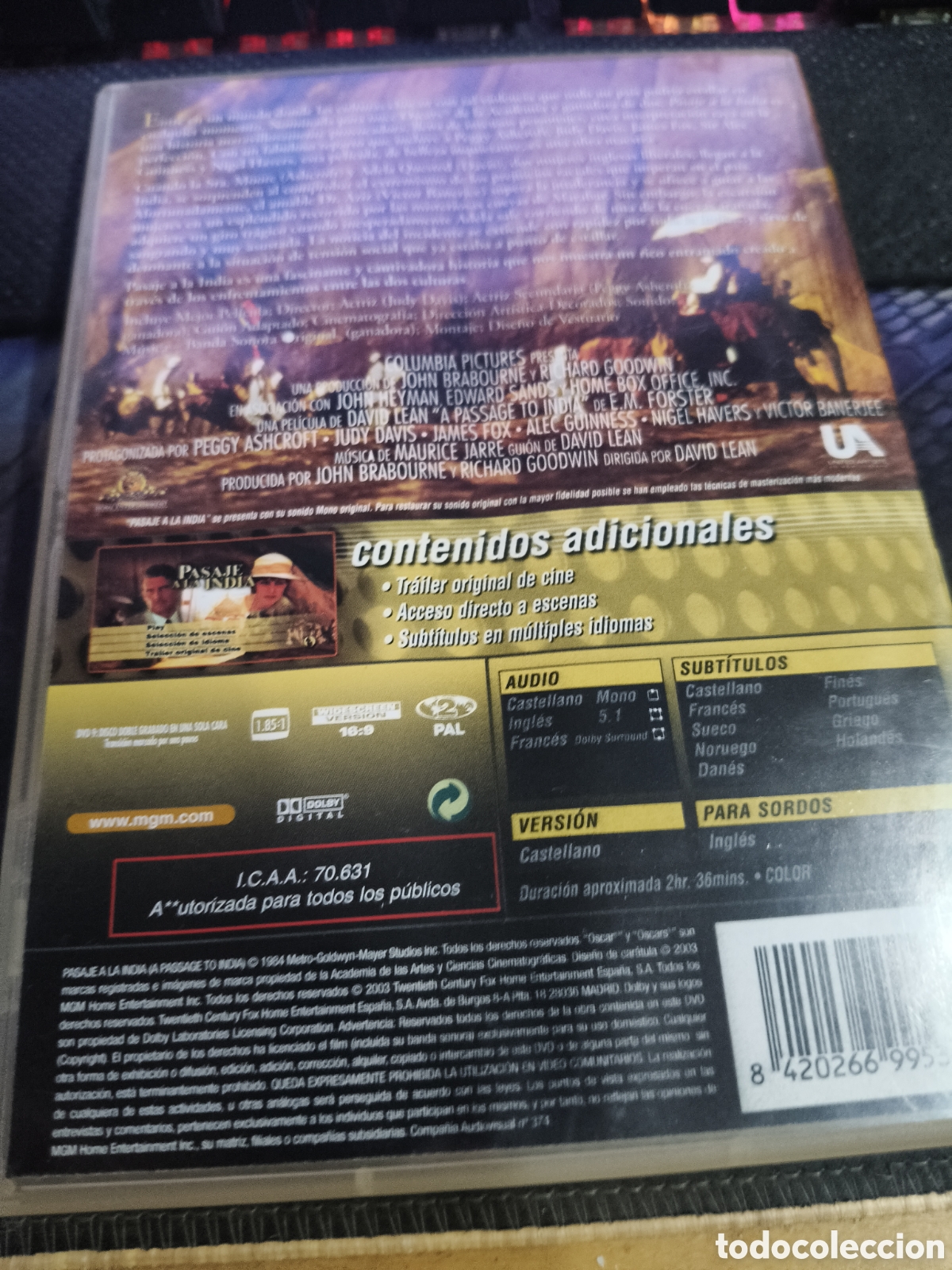 Cine: Pasaje a la india DVD -13 - Foto 2
