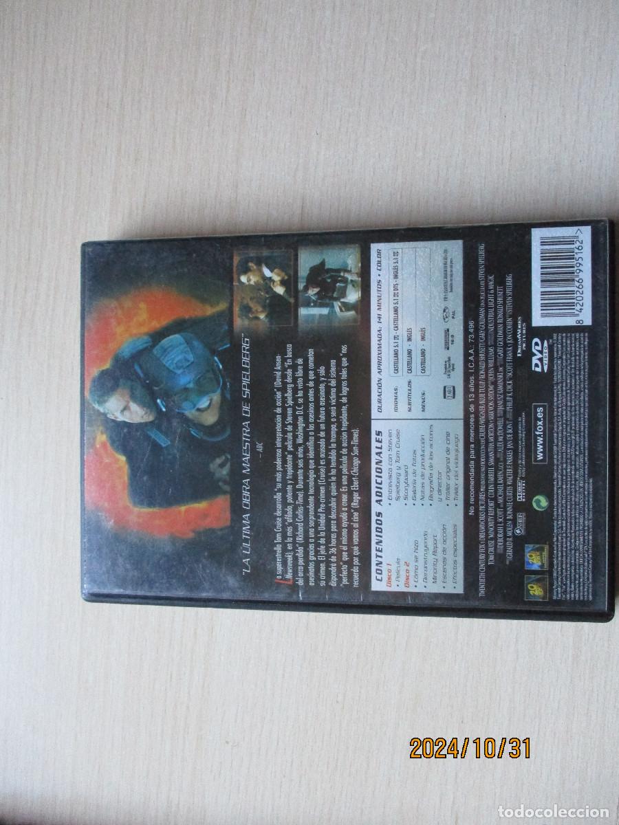 Cine: DVD DOBLE DE MINORY REPORT - Foto 2