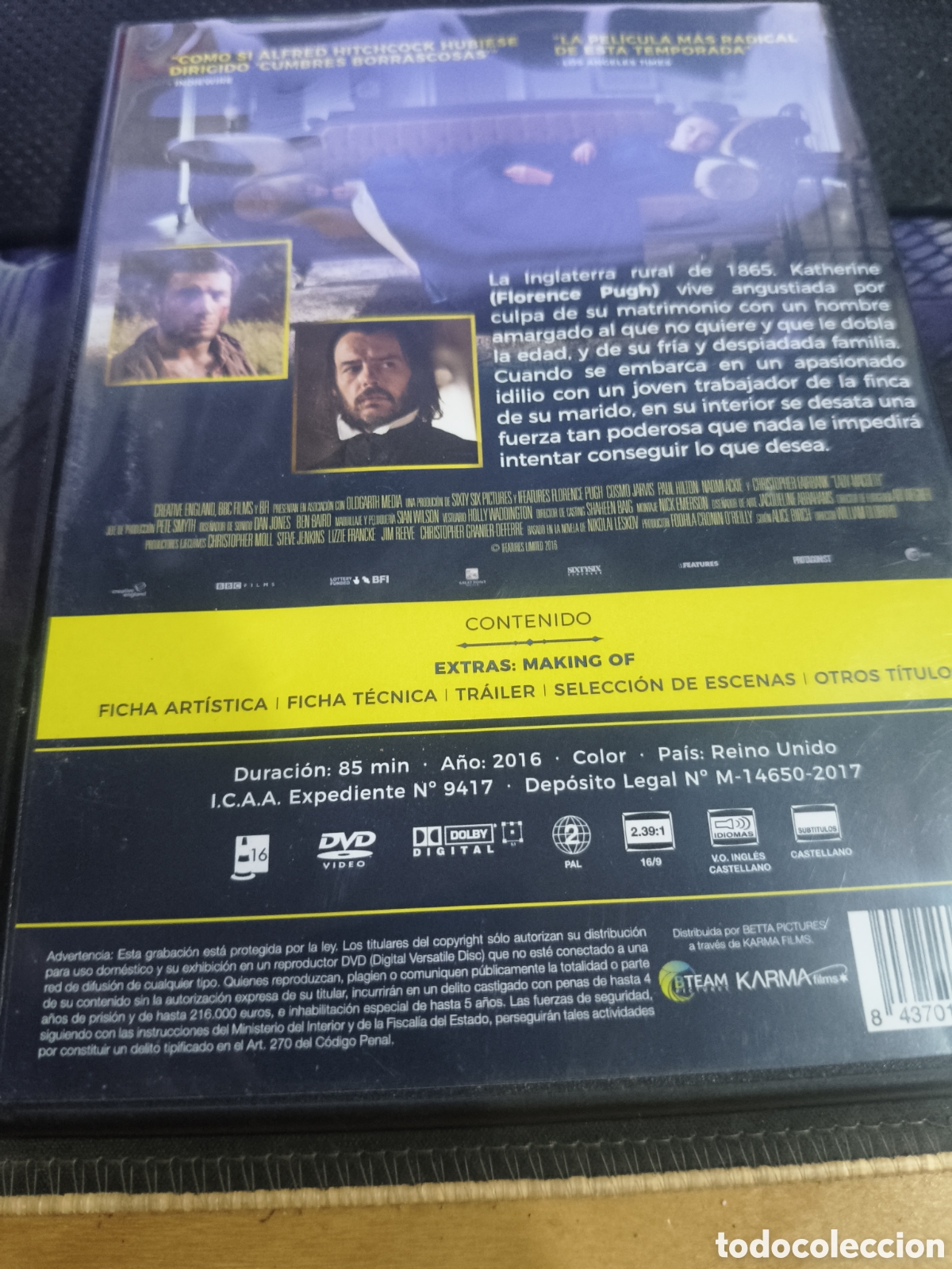 Cine: Lady macbeth DVD -15 - Foto 2